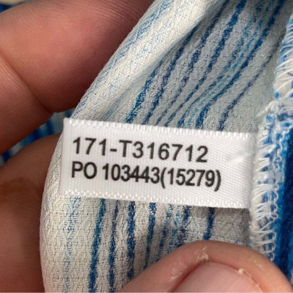 NWT Tommy Bahama men’s Silk shirt short sleeve size large White/blue Color - Picture 12 of 15